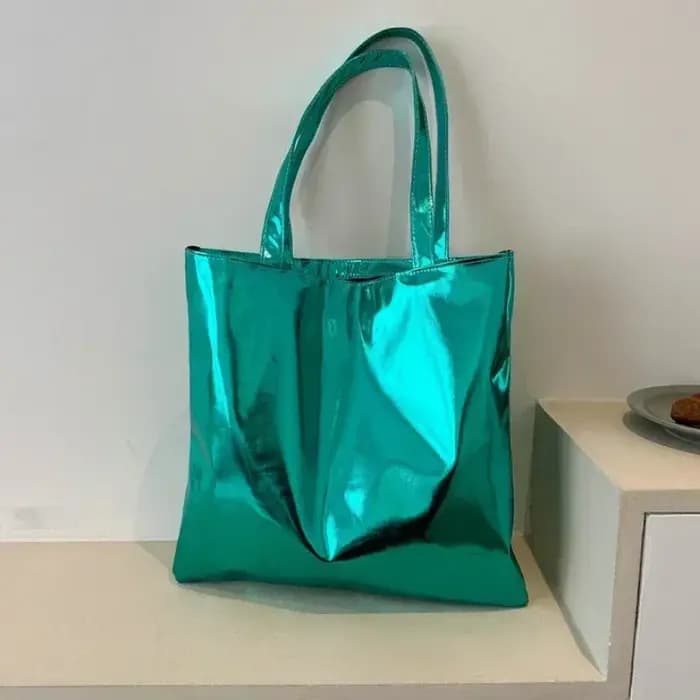 Sacs fourre-tout brillants pour femmes