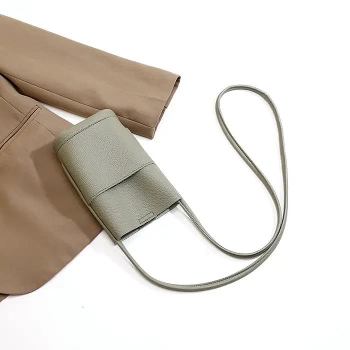 Petit sac à bandoulière en cuir Pu souple pour femmes