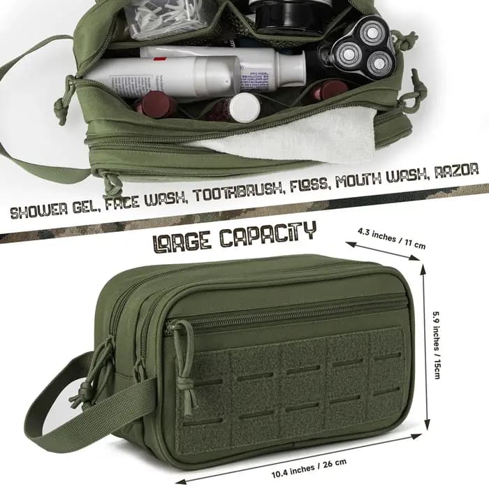 Trousse de toilette tactique pour femmes