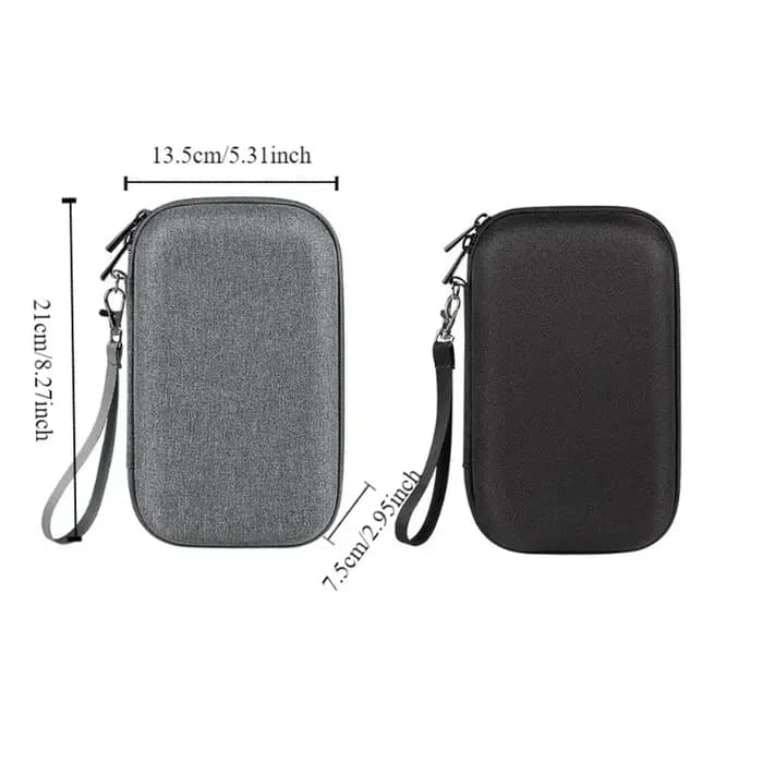Organisateur de voyage de grande capacité, coque rigide Portable, sac de rangement d'accessoires numériques, sac à Double couche, organisateur de voyage