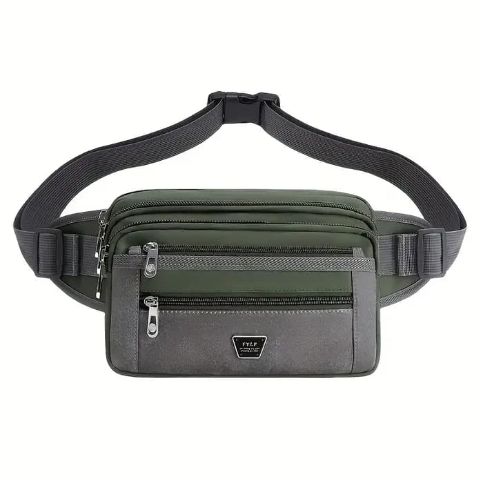 Sac banane multi-couches tendance pour homme