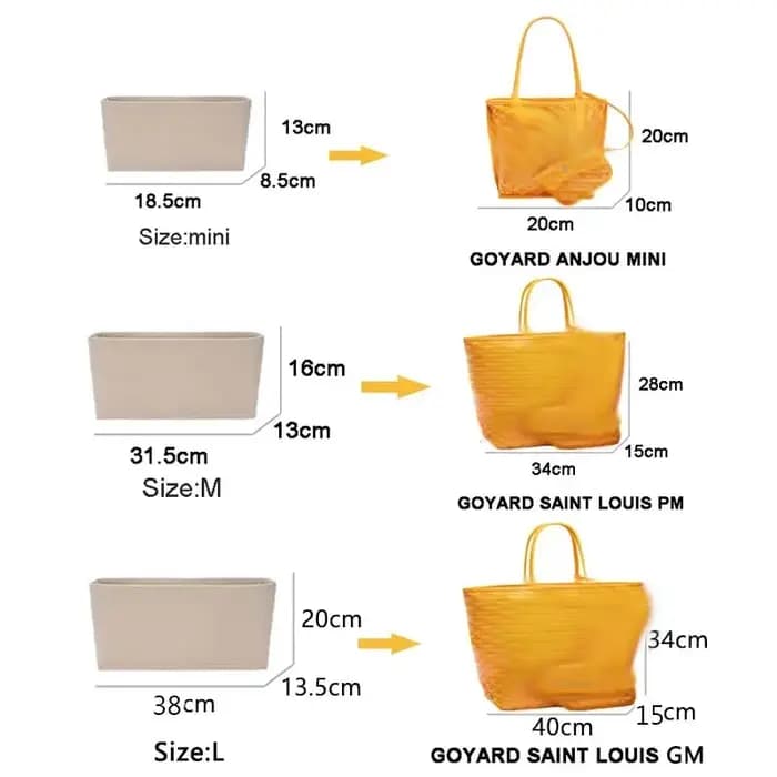 Sac à insérer en feutre