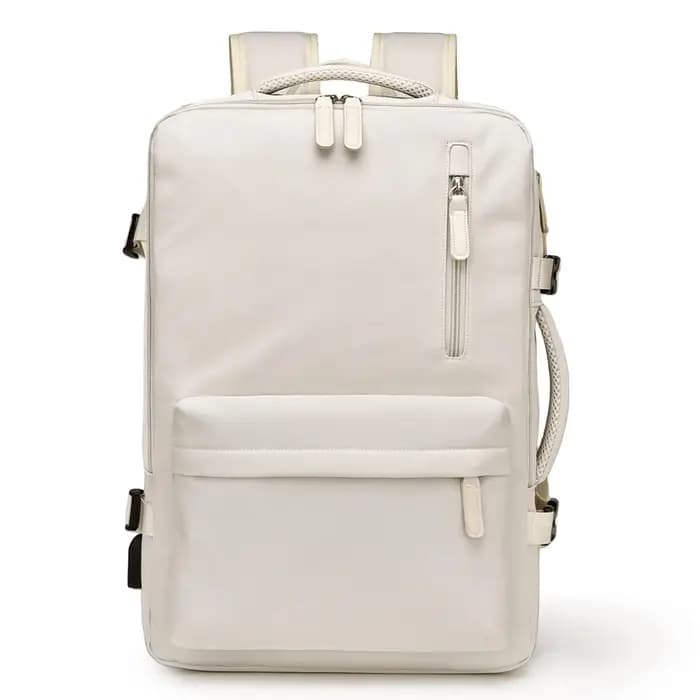 Sac à dos de voyage pour cabine d'avion, extensible, portable, bagage à main, 15,6 pouces, grande capacité, imperméable, s'ouvre comme une valise
