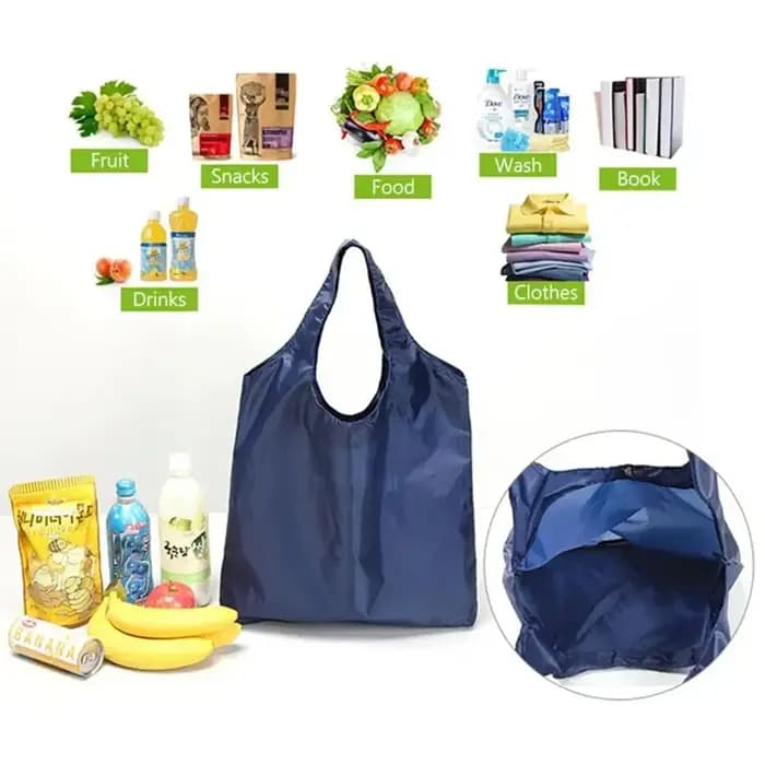 Sac à provisions réutilisable portable Oxford