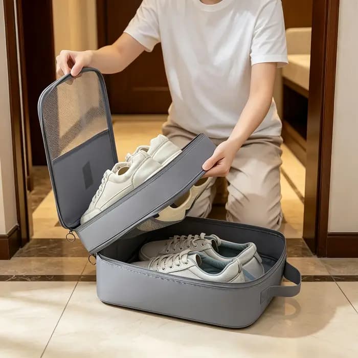 Sac à chaussures de voyage spacieux