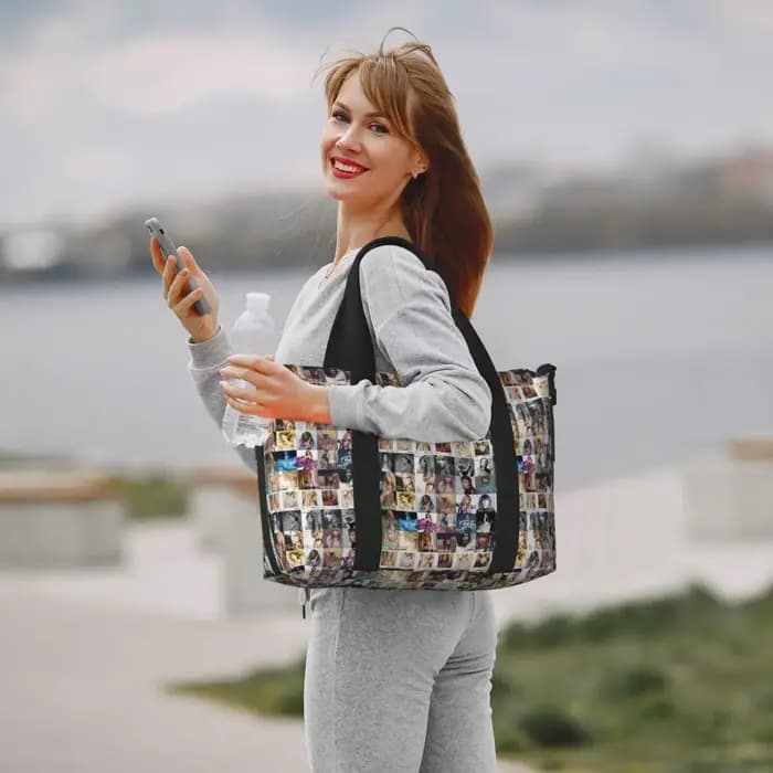 Sac fourre-tout personnalisé Eras Tour pour femme