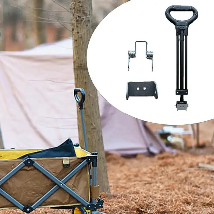 Poignée de traction pour chariot, accessoires portables de remplacement, poignée de chariot pliante
