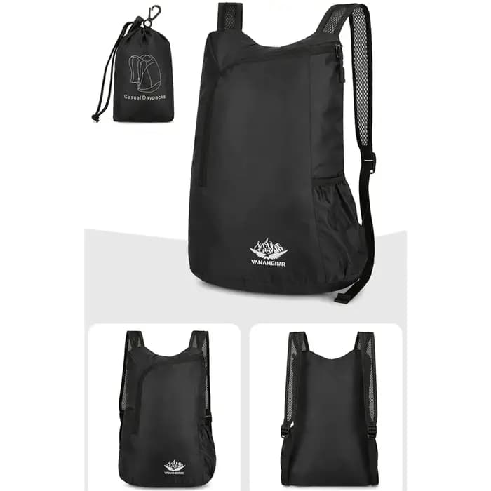 Sac à dos pliable ultraléger et imperméable - Sac de voyage portable de grande capacité