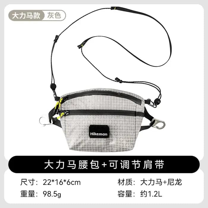 Hikeman sac de poitrine en plein air grande capacité multifonctionnel UHMWPE sac Camping randonnée sac à bandoulière sport cyclisme sac de taille