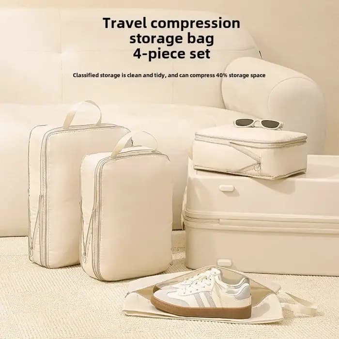 Sac de Cubes d'emballage à Compression de voyage