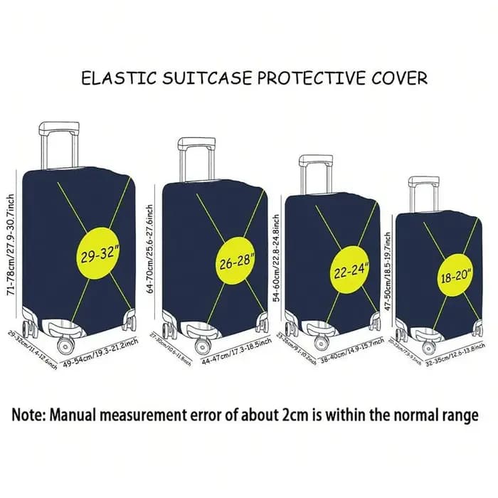 Housse de protection pour bagages à motif chat