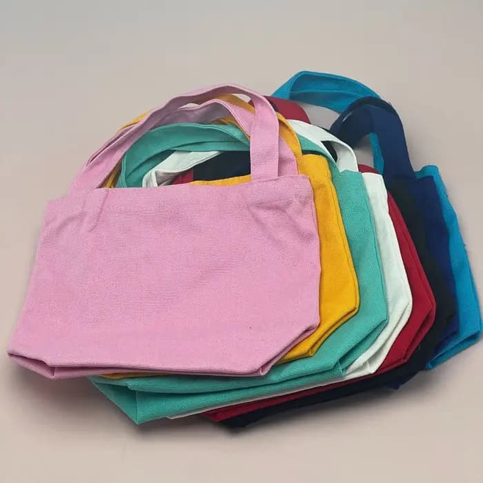 Sac fourre-tout en toile de coton vierge personnalisable