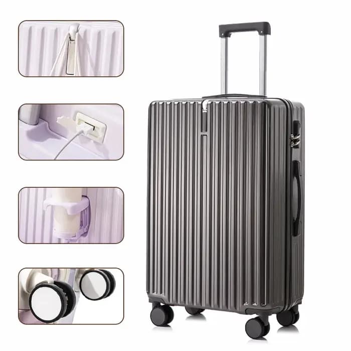 Valise à roulettes multifonctionnelle avec roues muettes