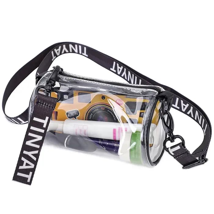 Sac bandoulière transparent TINYAT approuvé pour les stades