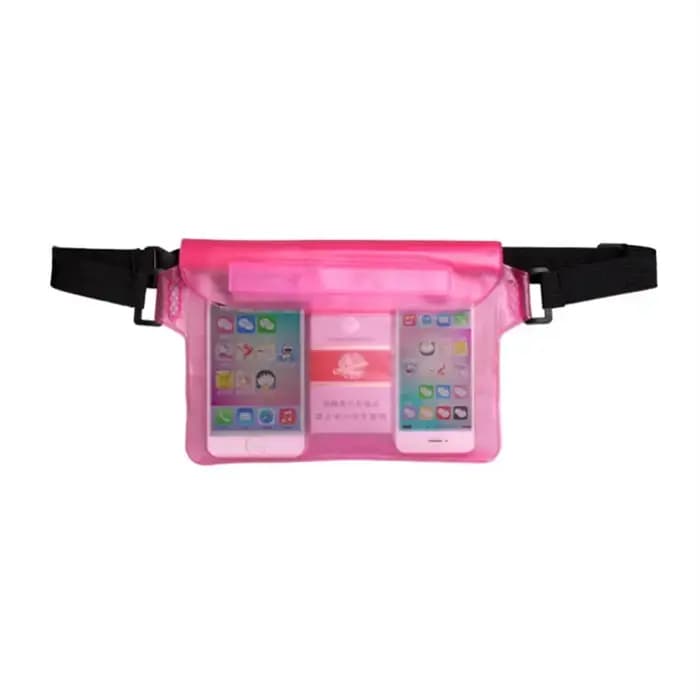 Sac de plage étanche, sac banane anti-sable pour femmes, sac sec flottant pour téléphone, passeport,