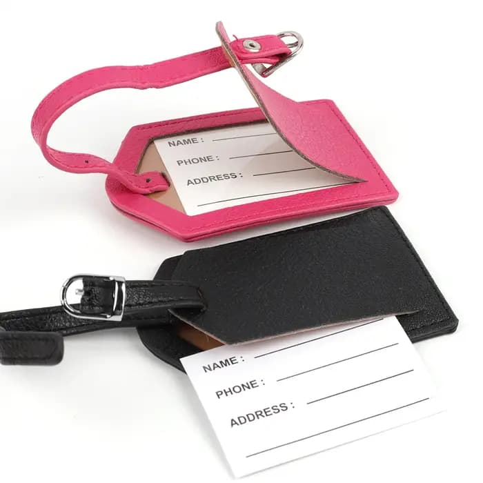 Étiquette de bagage personnalisée pour valise de voyage