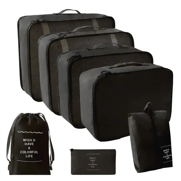 Sacs de rangement de voyage BSEVB - Ensemble de 7 pièces - Bagages portables pour un tri efficace de