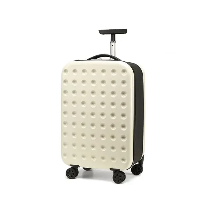 Bagage pliable à poignée télescopique à tube unique – Sac de cabine de 20" et valise à carreaux de 2