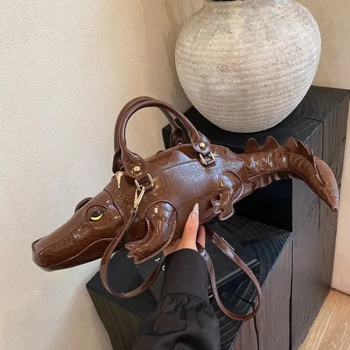Nouveau sac à main tendance en forme de crocodile pour femmes