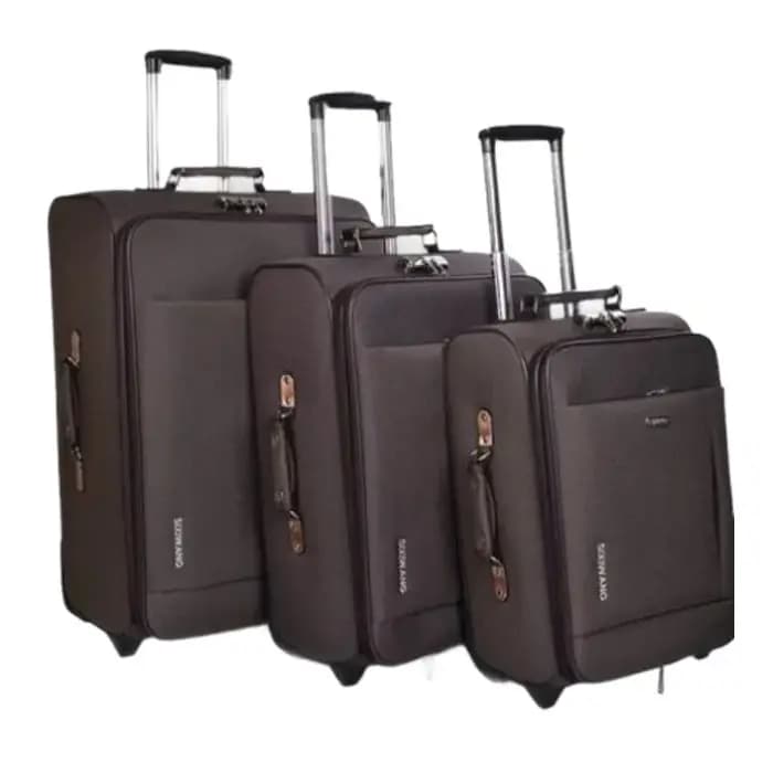 Valise à roulettes en tissu Oxford – Bagage de voyage pour hommes et femmes