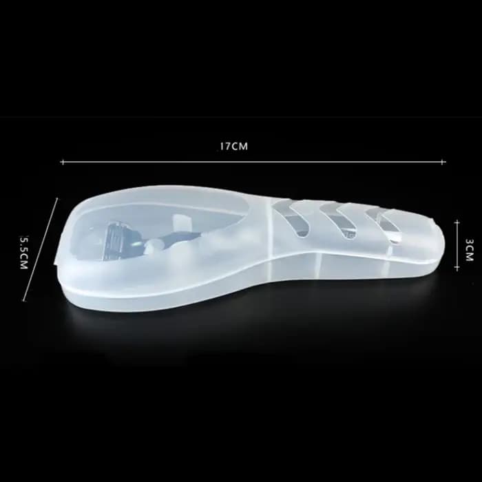 Étui de Rasoir de Voyage en Plastique