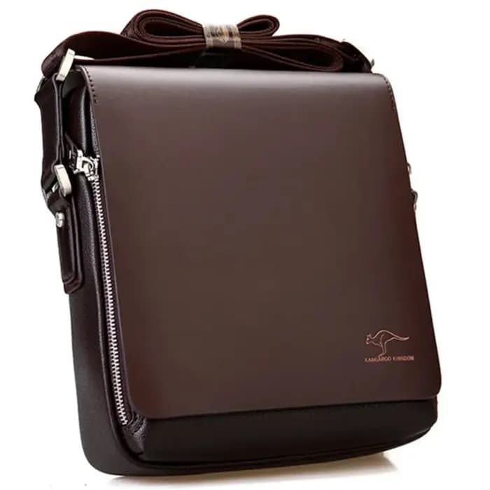 Nouvelle marque de luxe hommes sac à bandoulière en cuir classique