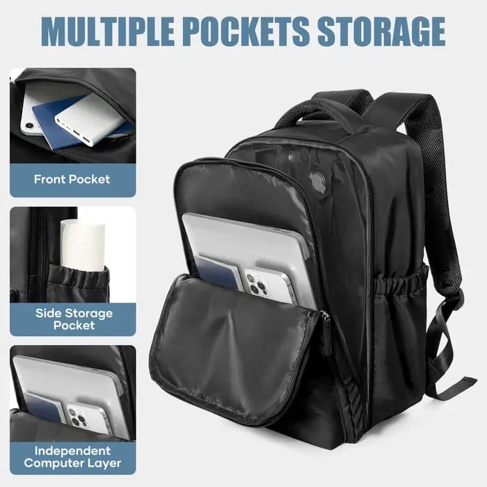 Sac à dos de voyage Ryanair 40x30x20, sac à dos à compression sous vide avec pompe à vide, sac de ca