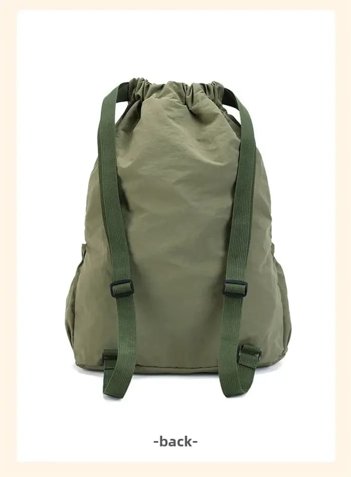 Sac à dos d'extérieur imperméable grande capacité avec cordon de serrage