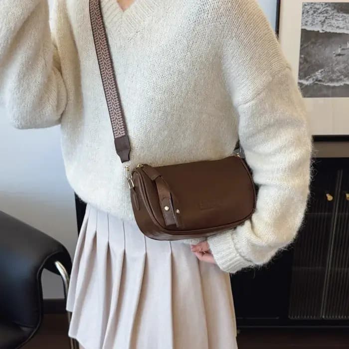 Petit sac messager vintage pour femme
