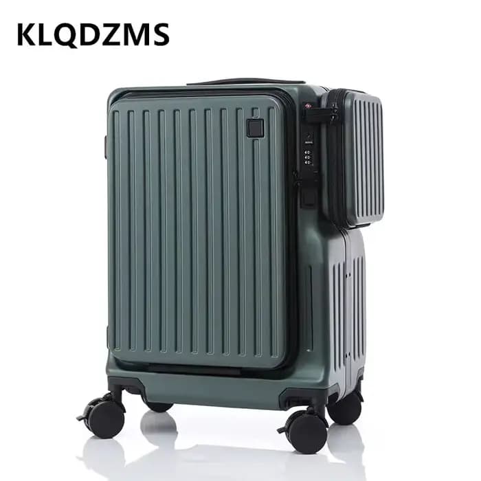 KLQDZMS Valise cabine pour ordinateur portable 20 pouces en ABS+PC