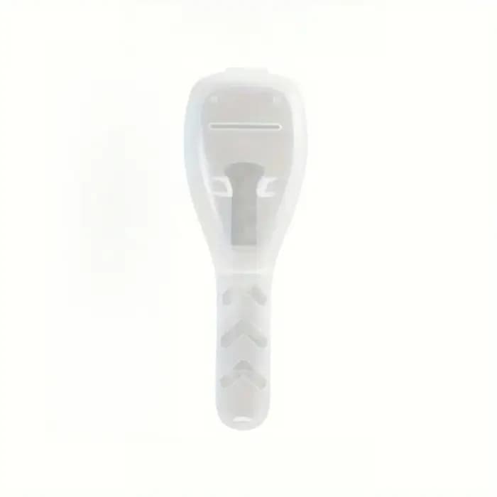 Boîte de rangement de rasoir de voyage transparente