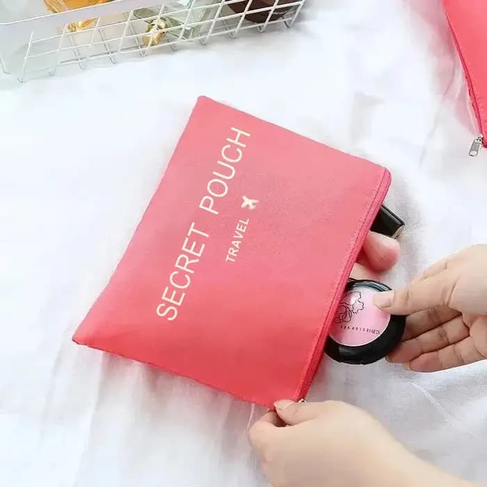 6 pièces/ensemble rose/bleu/gris sac de rangement de voyage grande capacité étanche bagages vêtements sous-vêtements sac