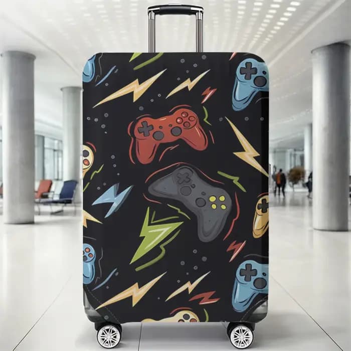 Housse de protection pour bagages avec imprimé de dessin animé