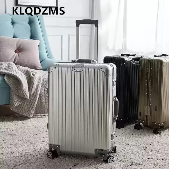 KLQDZMS Bagage de voyage de haute qualité en alliage d'aluminium et de magnésium