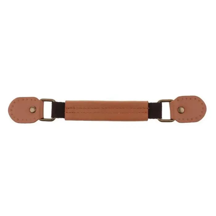 Poignée de valise à bagages en cuir PU, 23.5cm, sangle de traction, poignée de valise de remplacement, sacs à la mode, accessoires de pièces