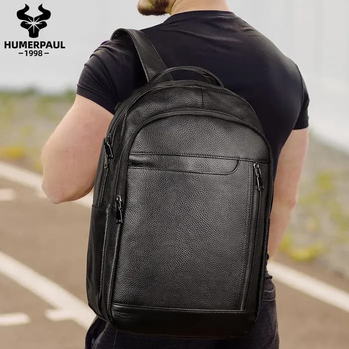 Sac à dos de voyage noir pour hommes