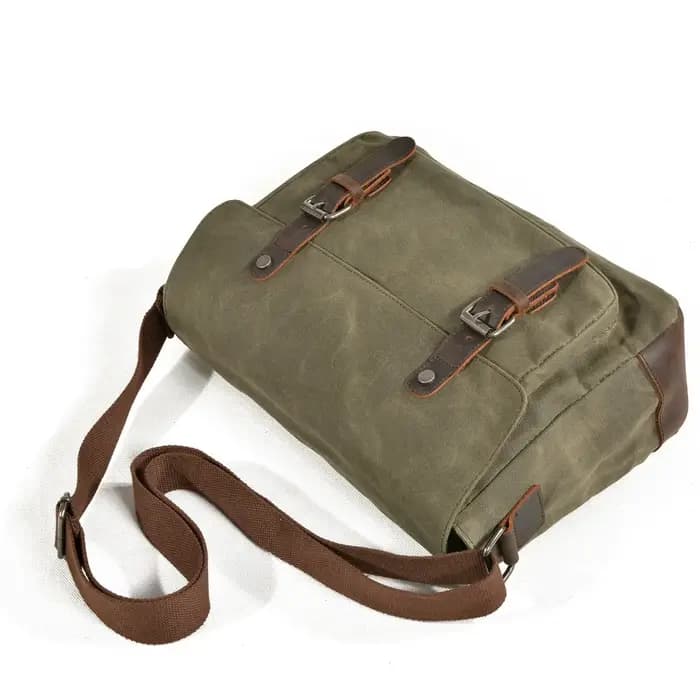 Vintage hommes en plein air décontracté sac à bandoulière toile unique épaule sac à bandoulière homm