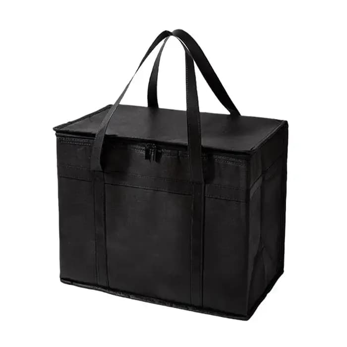 Sac isolé XXL, sac de rangement réutilisable, feuille d'aluminium isolante, fourre-tout pliable à fe