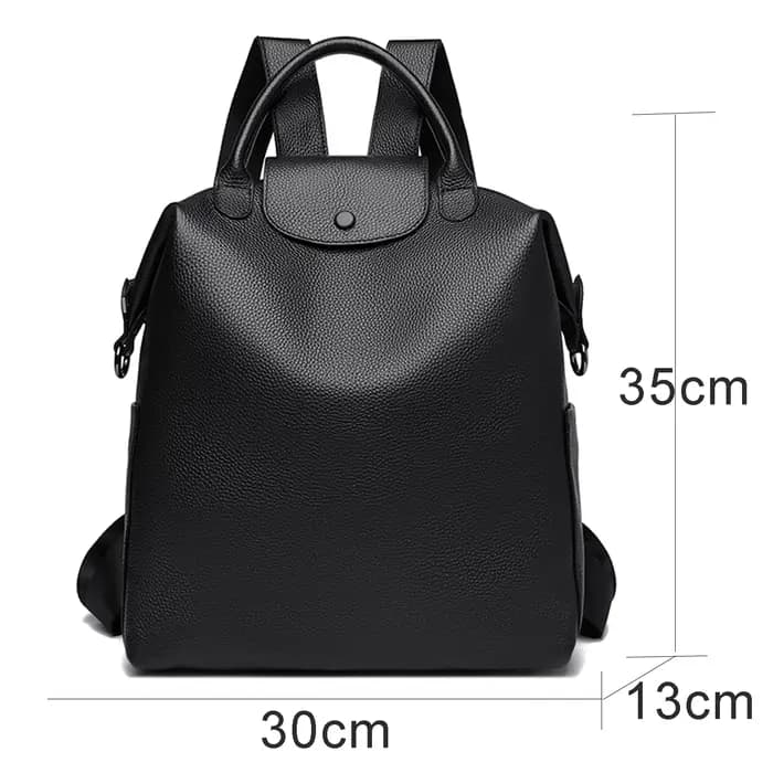 Sac à dos en cuir pour femme, série classique française tendance, sac de voyage pour adulte, impermé