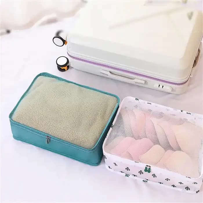 Sac de rangement de voyage grande capacité, pochette de tri pour vêtements, organisateur portable multi-compartiments pour la maison et l'extérieur
