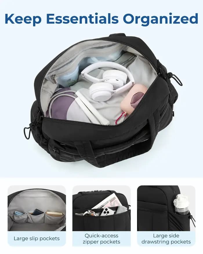 BAGSMART Sac de voyage pour femme avec bandoulière