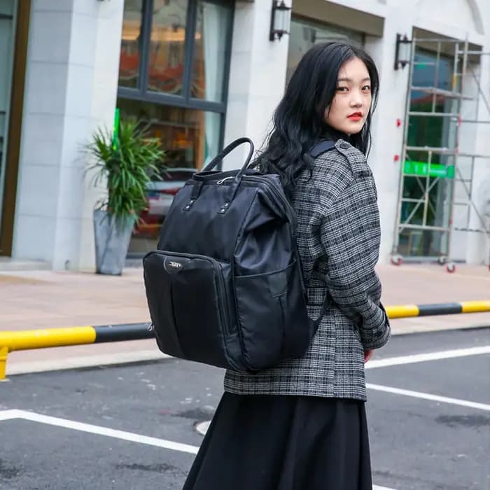 Sac à roulettes de voyage Oxford pour femme