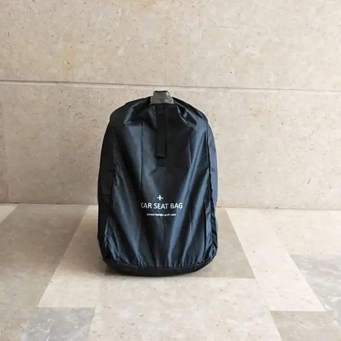 Noir pour avion porte vérifier sac grand pour poussette siège de voiture sac de rangement bébé poussette sac poussette couverture landau sac de voyage