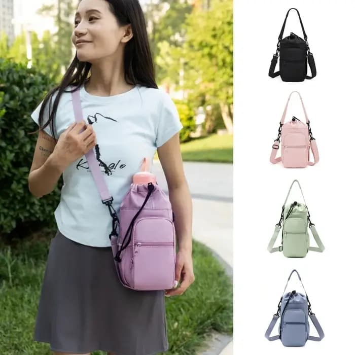 Nouveau porte-bouteille d'eau avec sangle 40oz pochette de bouteille