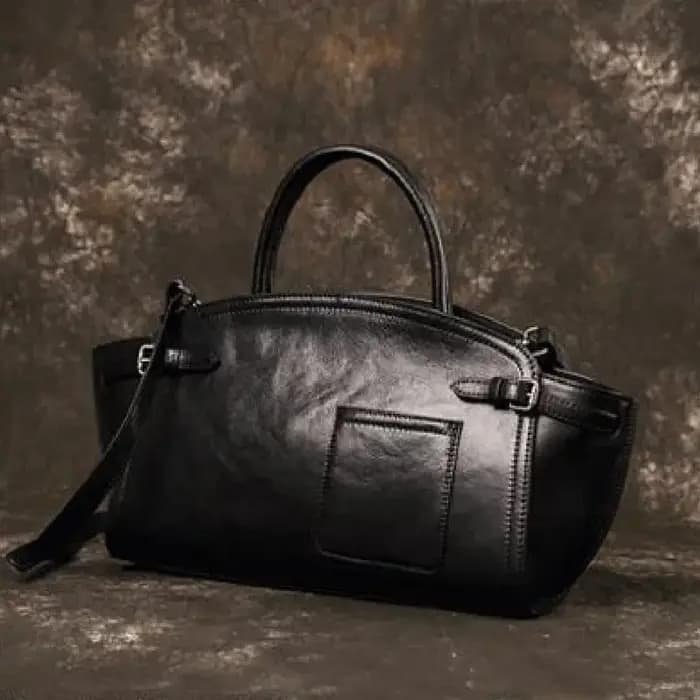 Sac de bowling Boston en cuir haut de gamme