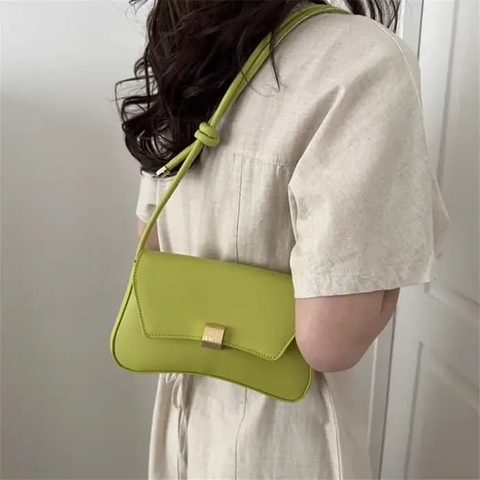 Sac à main Simple à boucle en métal