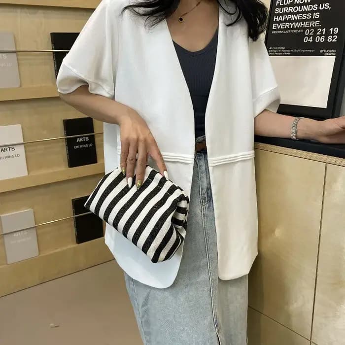 Nouveau Sac de Maquillage 2026 – Sacs à Main d'Été en Crochet Tressé