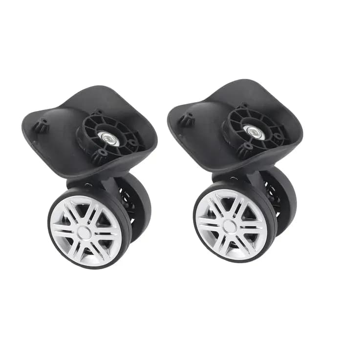 1 paire extérieure muet Double rangée grande roue barre de traction boîte valise accessoire