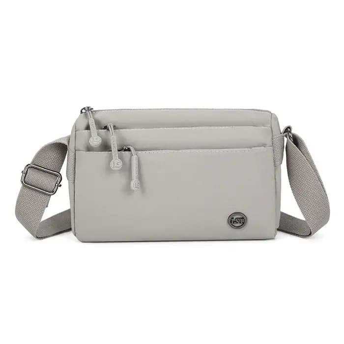 Sac à bandoulière décontracté et élégant, minimaliste, grande capacité, multi-zippé, léger, imperméable, pour femmes