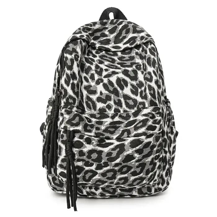 Nouveau sac à dos tendance à imprimé léopard pour femmes, sac à dos de voyage décontracté polyvalent